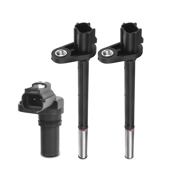 2 Pcs Camshaft & 1 Pc Crankshaft Position Sensor for Ford F-250 Super Duty 2010 SOHC