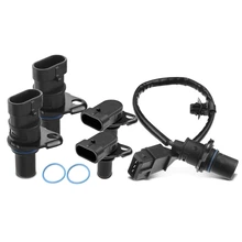 4 Pcs Camshaft & 1 Pc Crankshaft Position Sensor for 2007-2009 Hyundai Santa Fe