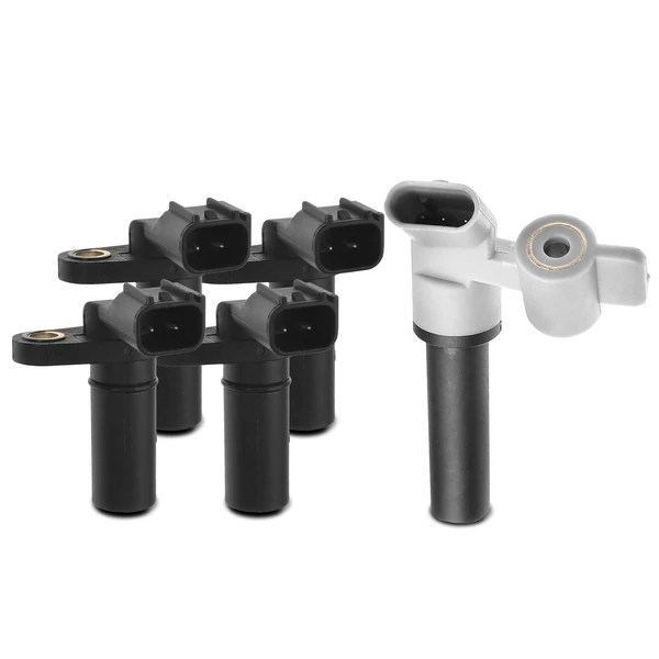 4 Pcs Camshaft & 1 Pc Crankshaft Position Sensor for Ford Flex 2013 V6 3.5L Naturally