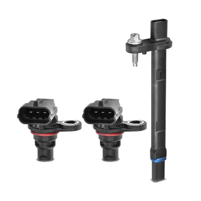 2 Pcs Camshaft & 1 Pc Crankshaft Position Sensor