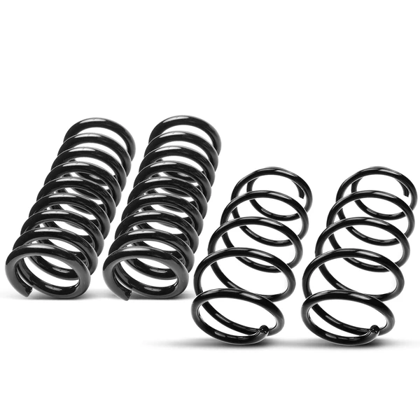 4 Pcs Front & Rear Coil Springs for Buick Rendezvous 02-07 Pontiac Aztek 02-05 AWD