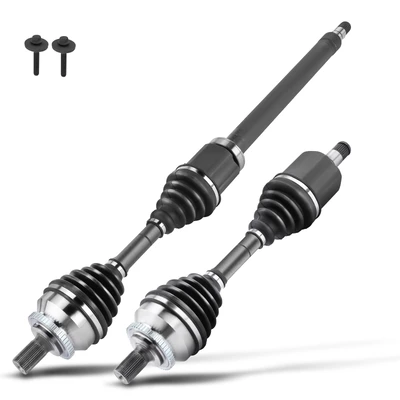 2 Pcs Front CV Axle Shaft Assembly