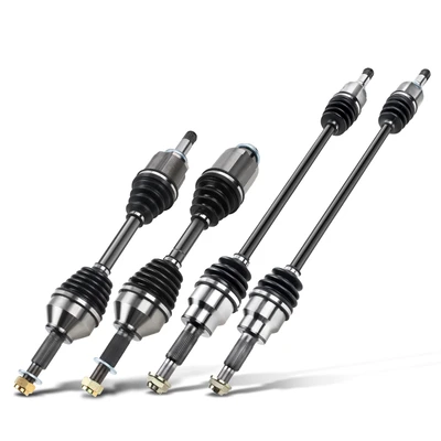 4 Pcs Front & Rear CV Axle Shaft Assembly