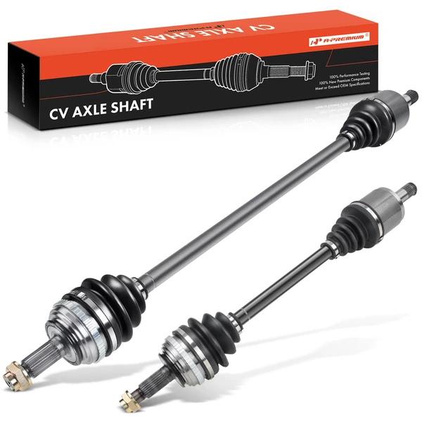 2-Pc CV Axle Shaft Assembly Front Driver & Passenger A-Premium APCVA2602