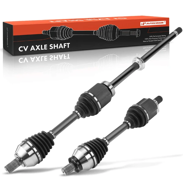2-Pc CV Axle Shaft Assembly Front Driver & Passenger A-Premium APCVA2554