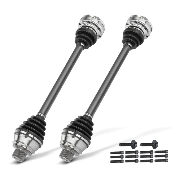 2-Pc CV Axle Shaft Assembly Rear Driver & Passenger A-Premium APCVA2561
