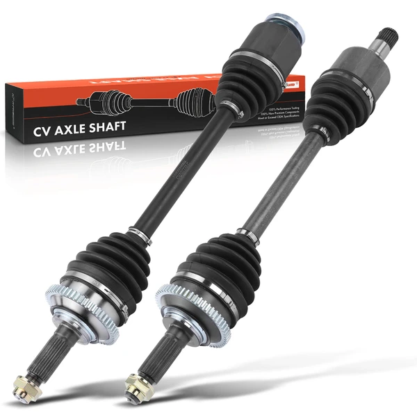 2-Pc CV Axle Shaft Assembly Front Driver & Passenger A-Premium APCVA2563