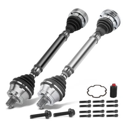 2 Pcs Front CV Axle Shaft Assembly