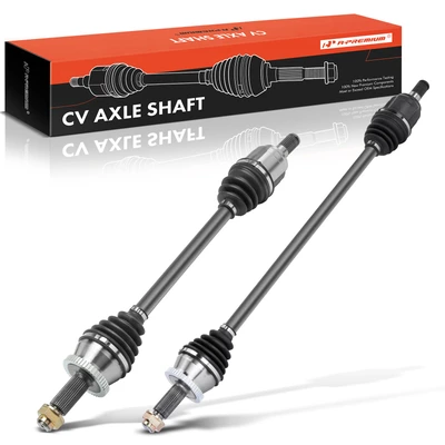 2 Pcs Front CV Axle Shaft Assembly