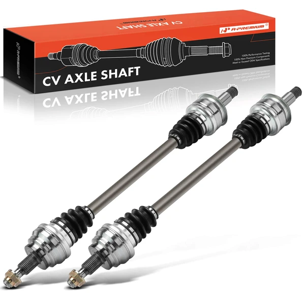 2-Pc CV Axle Shaft Assembly Rear Driver & Passenger A-Premium APCVA2881