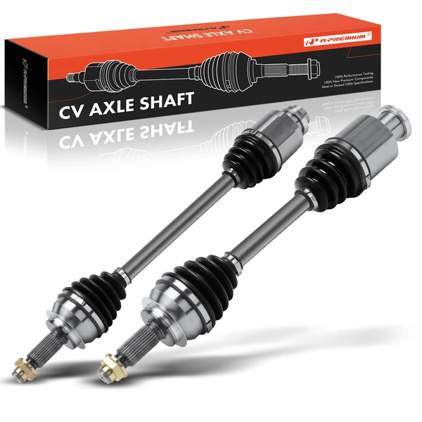 2008-2015 Mitsubishi Lancer 2-Pc CV Axle Shaft Assembly Front Driver & Passenger A-Premium APCVA2873