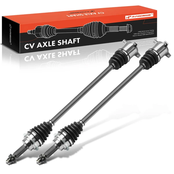 2-Pc CV Axle Shaft Assembly Rear Driver & Passenger A-Premium APCVA2875