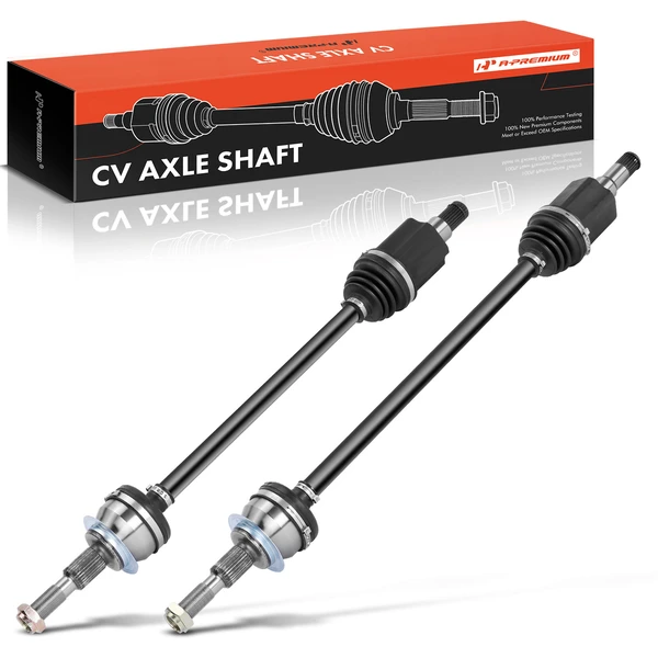 2-Pc CV Axle Shaft Assembly Rear Driver & Passenger A-Premium APCVA2915