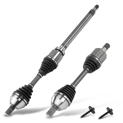 2 Pcs Front CV Axle Shaft Assembly