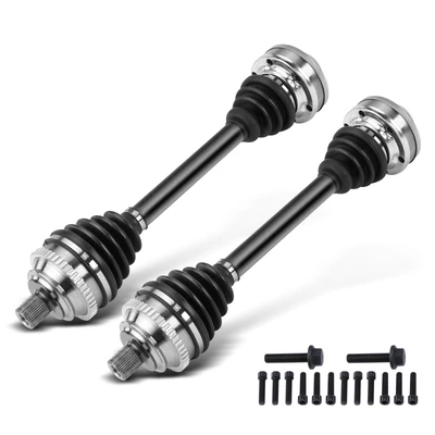 2 Pcs Front CV Axle Shaft Assembly