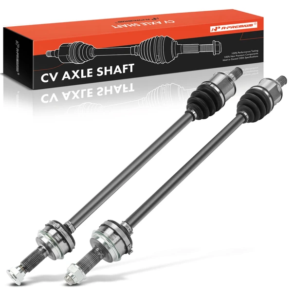 2-Pc CV Axle Shaft Assembly Rear Driver & Passenger A-Premium APCVA2902