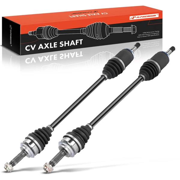2-Pc CV Axle Shaft Assembly Rear Driver & Passenger A-Premium APCVA2916