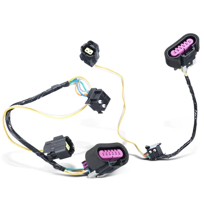 2 Pcs Front Outside Door Handle Wire Harness