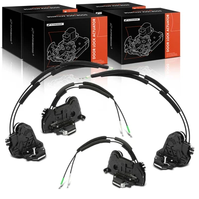 4 Pcs Front & Rear Door Lock Actuator