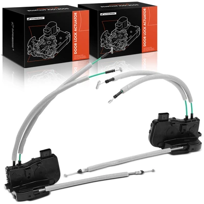 2 Pcs Rear Door Lock Actuator