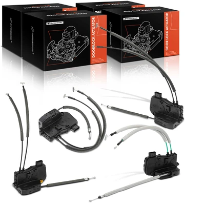 4 Pcs Front & Rear Door Lock Actuator