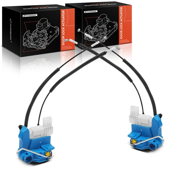 2 Pcs Front Door Lock Actuator for Kia Rio 2012-2017 6-Pin