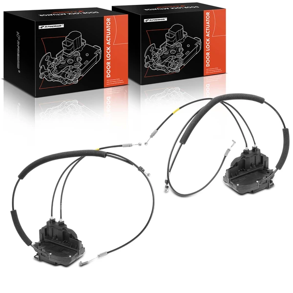 2 Pcs Rear Door Lock Actuator for Nissan TITAN 2004-2014 Crew Cab Pickup