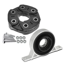 2 Pcs Drive Shaft Center Support Bearing & Driveshaft Coupler for 2006-2008 BMW Z4
