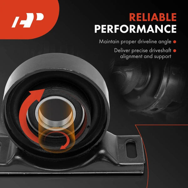 2 Pcs Drive Shaft Center Support Bearing & Driveshaft Coupler for BMW E30 318i 325i