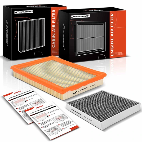 Engine & Activated Carbon Cabin Air Filter for INFINITI FX35 FX37 Q50 QX70