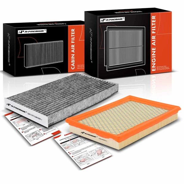 Engine & Activated Carbon Cabin Air Filter for Nissan Juke 11-17 Sentra 13-19