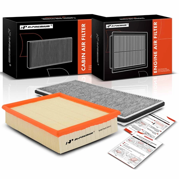 Engine & Activated Carbon Cabin Air Filter for BMW X5 E53 E70 2000-2006