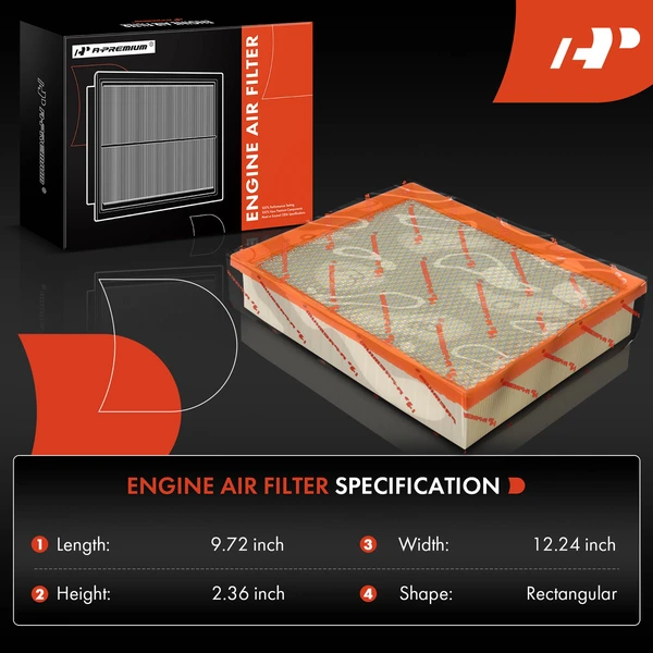 Engine & Activated Carbon Cabin Air Filter for 2003-2004 GMC Sierra 2500 HD