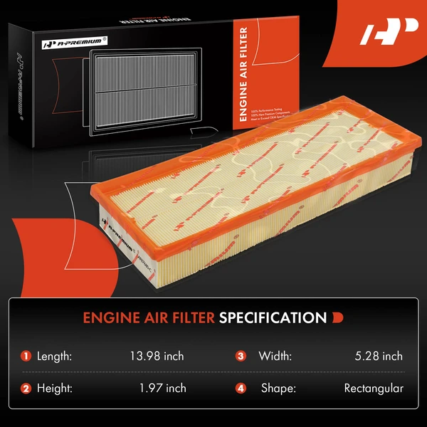 Engine & Activated Carbon Cabin Air Filter for Mercedes-Benz C230 2006-2007 C55 AMG