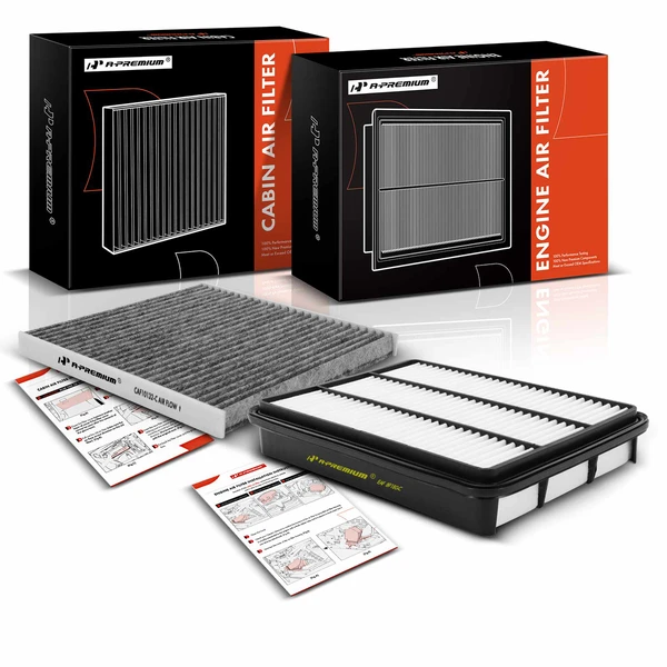 Engine & Activated Carbon Cabin Air Filter for Lexus GX470 2006-2009 V8 4.7L