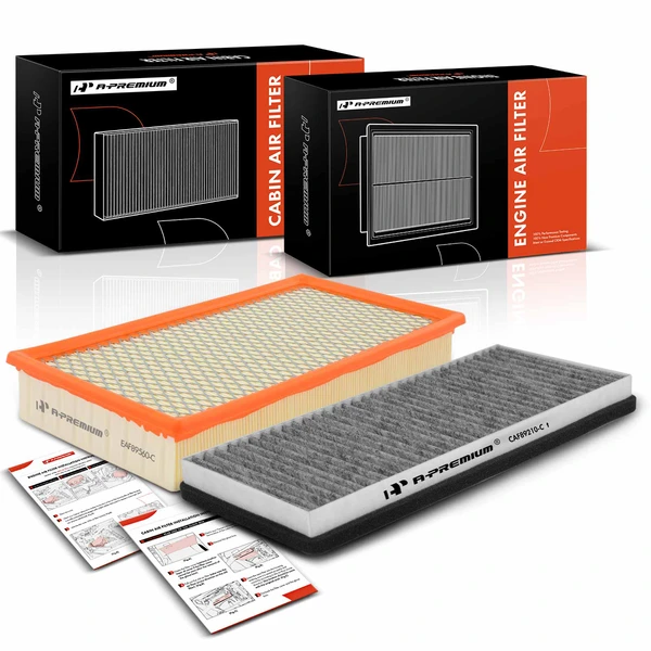 Engine & Activated Carbon Cabin Air Filter for Ford Freestar Mercury Monterey 2004-2007 4.2L