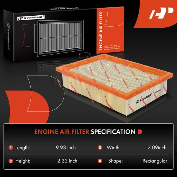 Engine & Activated Carbon Cabin Air Filter for Ford Escape 2007-2012 Mazda Tribute 2008-2011