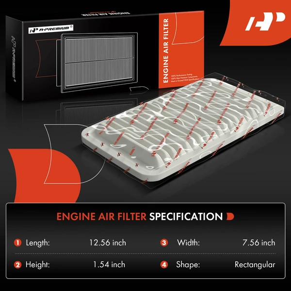 Engine & Carbon Cabin Air Filter for Toyota Sienna 2004-2009 V6 3.3L