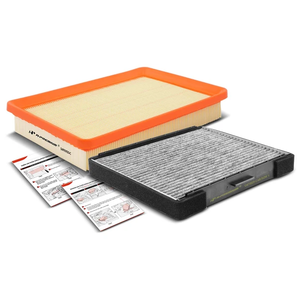 Engine & Activated Carbon Cabin Air Filter for Hyundai Elantra 2001-2006 Tiburon 2003-2008