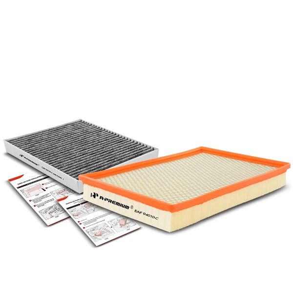 Engine & Activated Carbon Cabin Air Filter for 2011-2015 Ram 3500