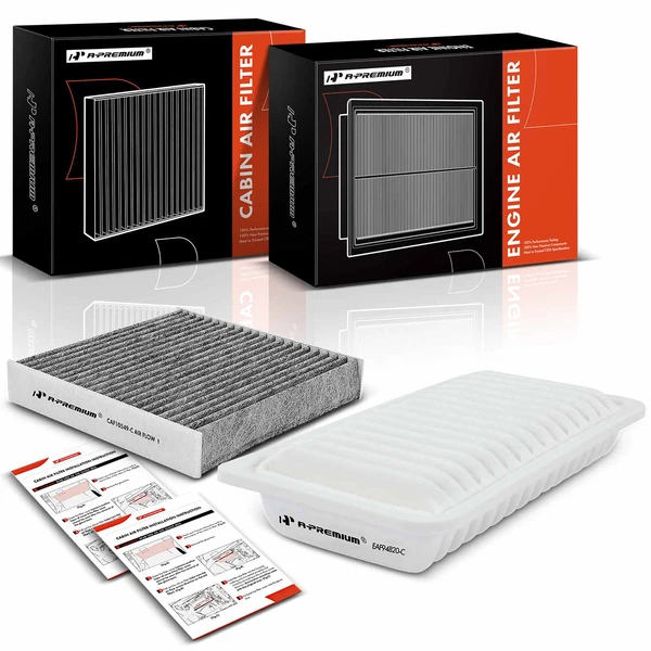 Engine & Activated Carbon Cabin Air Filter for Scion FR-S Subaru BRZ Toyota