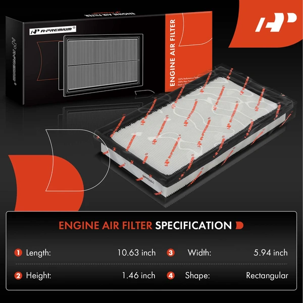Engine & Activated Carbon Cabin Air Filter for Toyota Corolla 2019 Lexus ES300h