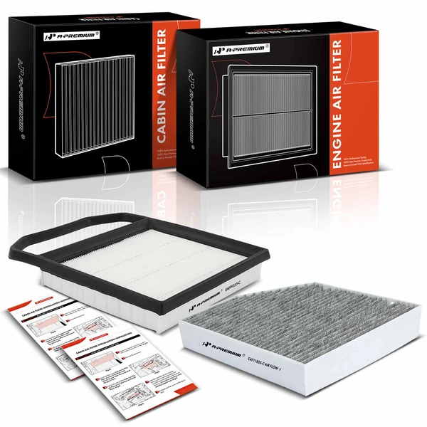 Engine & Activated Carbon Cabin Air Filter for Mercedes-Benz W205 C450 AMG