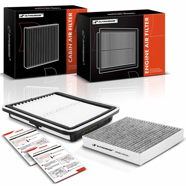 Engine & Activated Carbon Cabin Air Filter for 2010-2019 Subaru Legacy