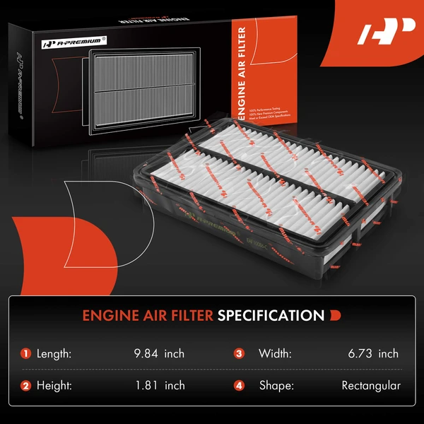 Engine & Activated Carbon Cabin Air Filter for Hyundai Tucson Kia Sportage 05-06