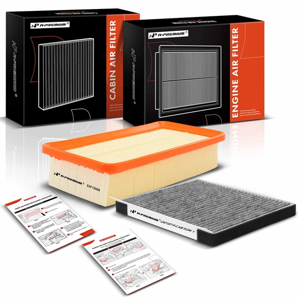 Engine & Activated Carbon Cabin Air Filter for Hyundai Accent 2006-2008 1.6L