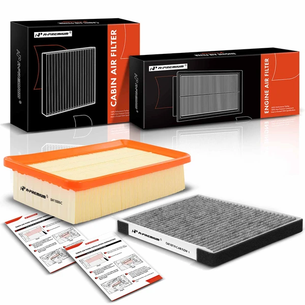 Engine & Activated Carbon Cabin Air Filter for Hyundai Accent 2006-2008 1.6L