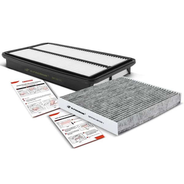 Engine & Activated Carbon Cabin Air Filter for Honda Pilot Odyssey Acura MDX