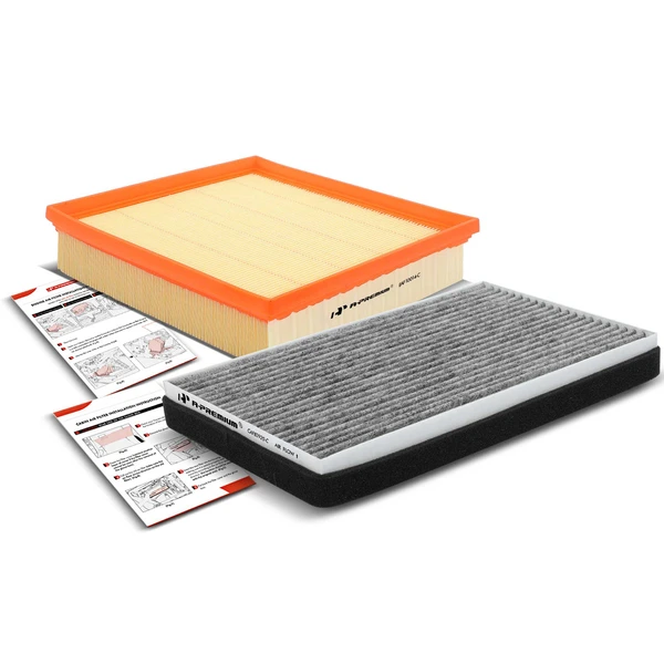 Engine & Activated Carbon Cabin Air Filter for Chevy Impala Buick Allure LaCrosse Pontiac