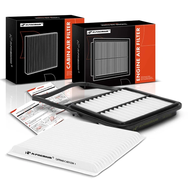 Engine & Carbon Cabin Air Filter for Toyota Prius 2004-2009 L4 1.5L